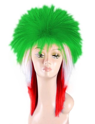 Flag-004~Iran Mullet Wig